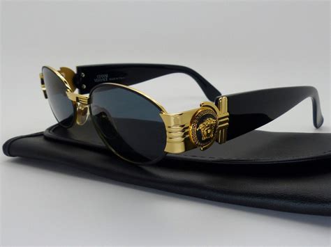 vintage black versace sunglasses|versace sunglasses old models.